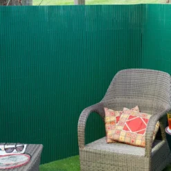 Enkelwandig Tuinscherm Groen 1.2x5m