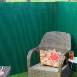 Dubbelwandig Tuinscherm Groen 1x3m