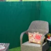 Dubbelwandig Tuinscherm Groen 1.2x5m