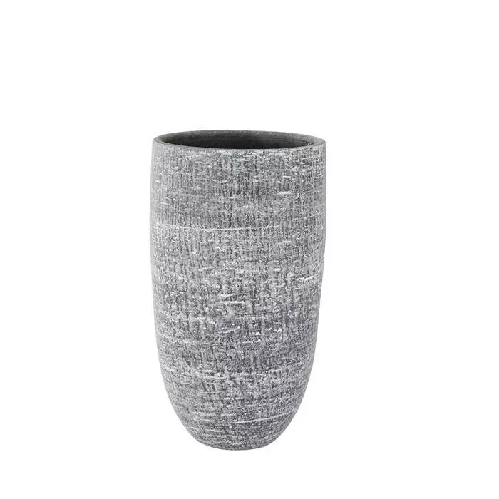 Pot Karlijn Antraciet Vaas 17 Cm 1 Pot Karlijn Antraciet Vaas 17 Cm
