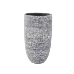 Pot Karlijn Antraciet Vaas 19 Cm
