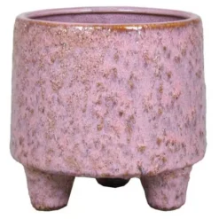 Pot Op Voet Levendig Roze 12 Cm