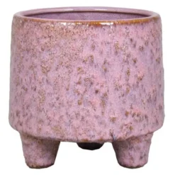 Pot Op Voet Levendig Roze 14 Cm