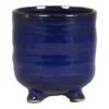 Pot Op Voet Togo Blauw 11 Cm
