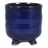 Pot Op Voet Togo Blauw 14 Cm