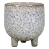 Pot Op Voet Sierra Levendig Grijs 13 Cm