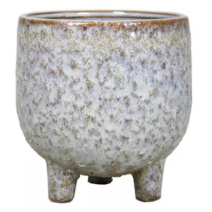 Pot Op Voet Sierra Levendig Grijs 15 Cm 1 Pot Op Voet Sierra Levendig Grijs 15 Cm