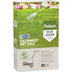 Pokon Gazonmest Met Kalk 3-in-1 Voor 30m²